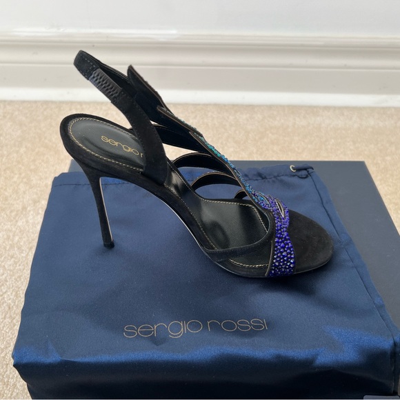 Sergio Rossi Floral embellished Sandals - Picture 4 of 9